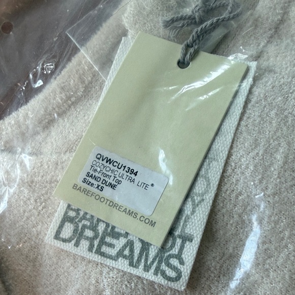 Barefoot Dreams Cozychic Ultra Lite Tie-Front Top - Picture 2 of 5